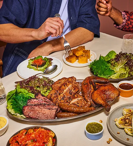 Best of both platter